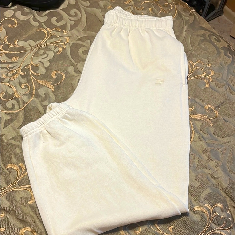 PINK Victoria's Secret Cream Ankle Pants